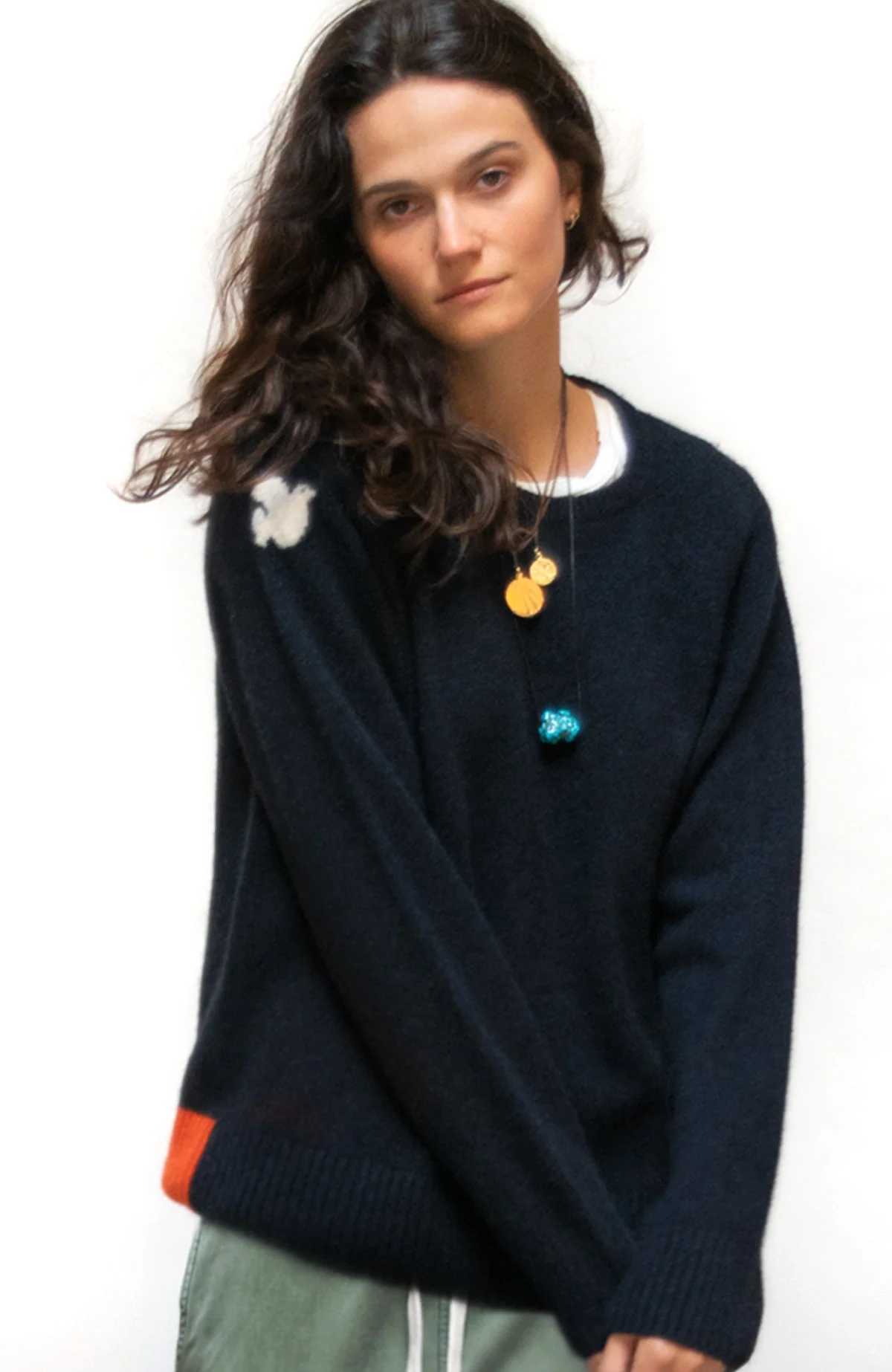 BACKSTRIKE DOVE CASHMERE SUPERLUX crew - squidsink - Image 4