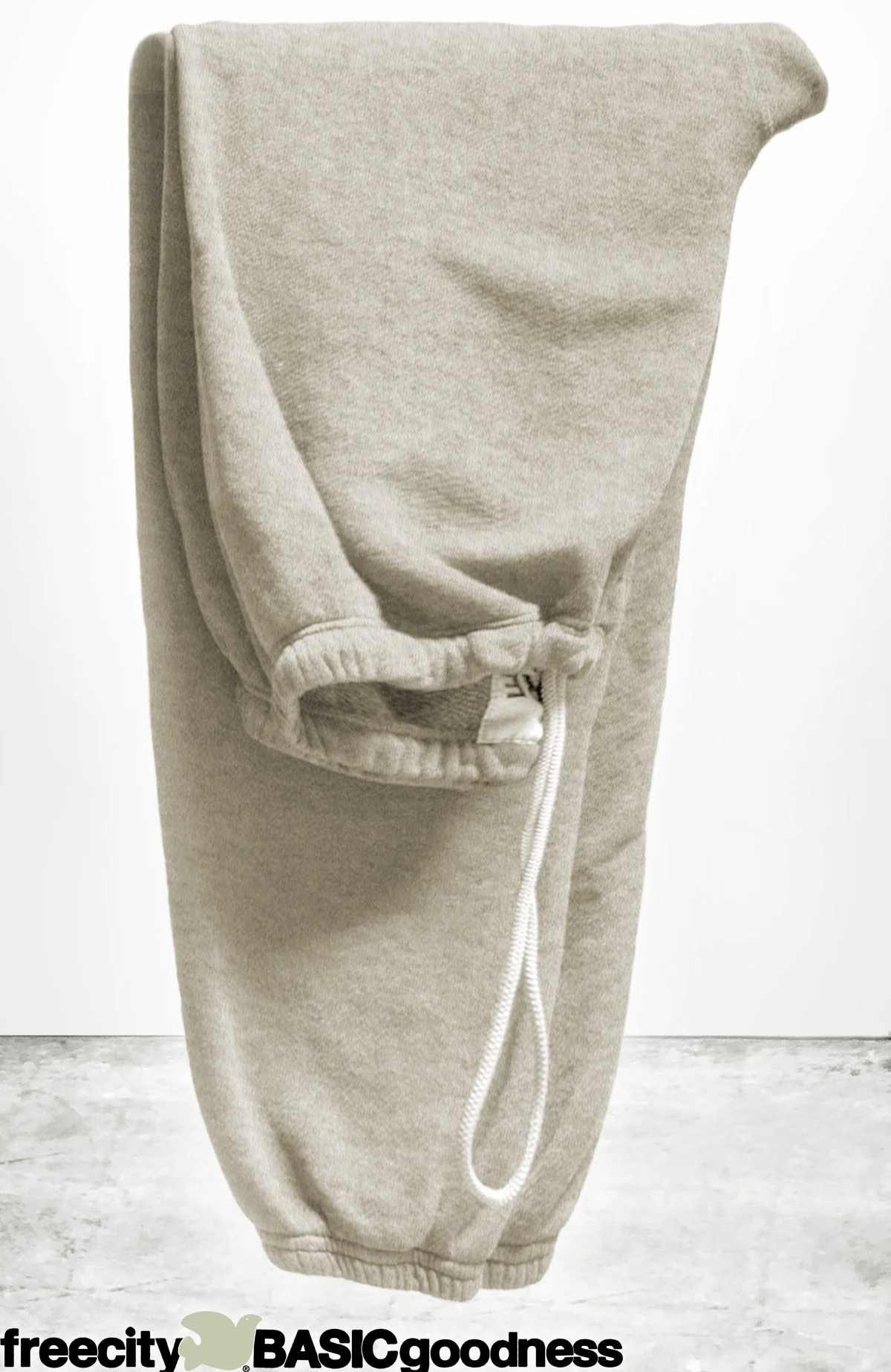 BASICGOODNESS light-terry/fluff OG sweatpant - heatheryumm oats