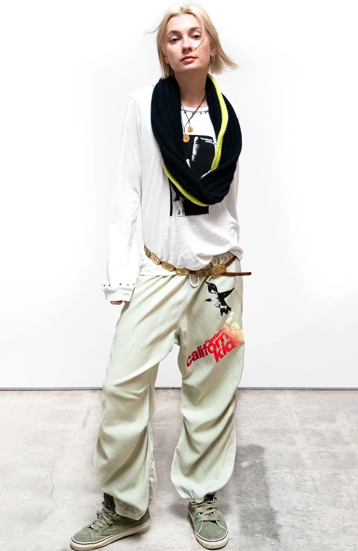CASHMERE LUX SUPER GAITER -  squids/mixup - Image 5