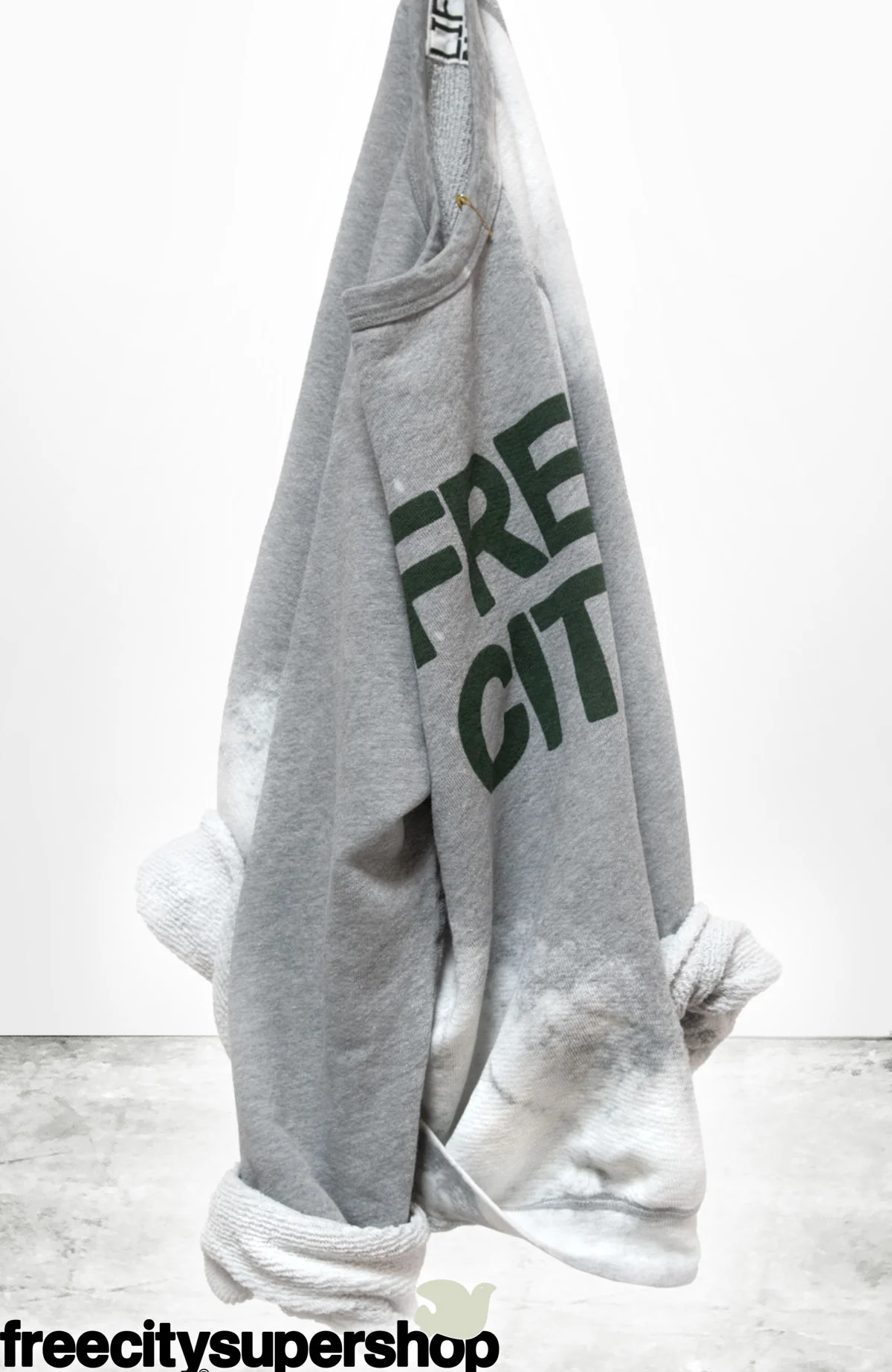 FREECITY HEATHERYUMM BLEACHOUT raglan - heather SURPLUS - Image 2