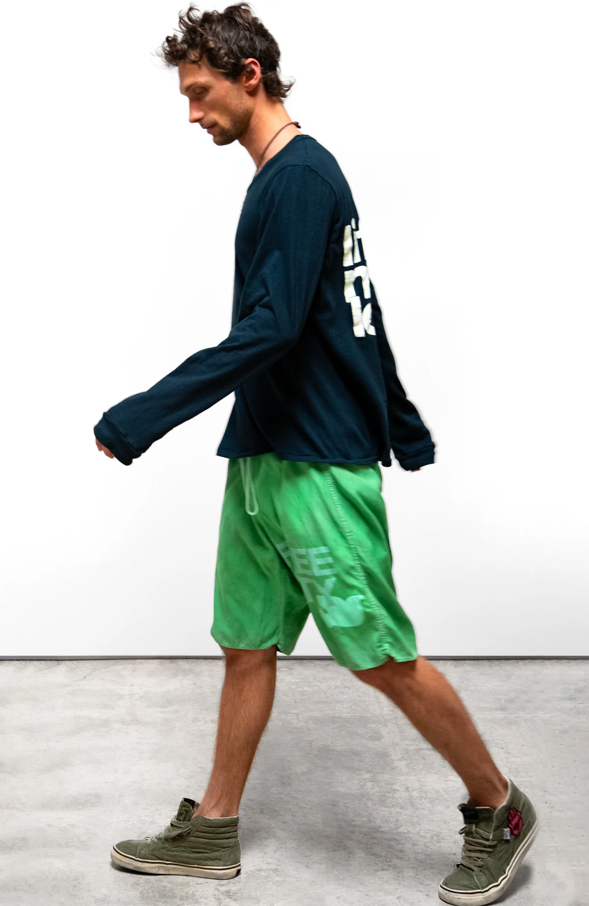 FREECITY MATTE/SATIN BACK/POCKET short - grasshopper powder - Image 3