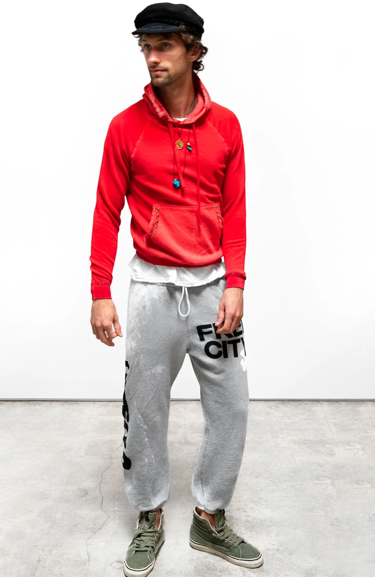 FREECITYLETSGO BLEACHOUT OG sweatpant - heatherbleachout - Image 3