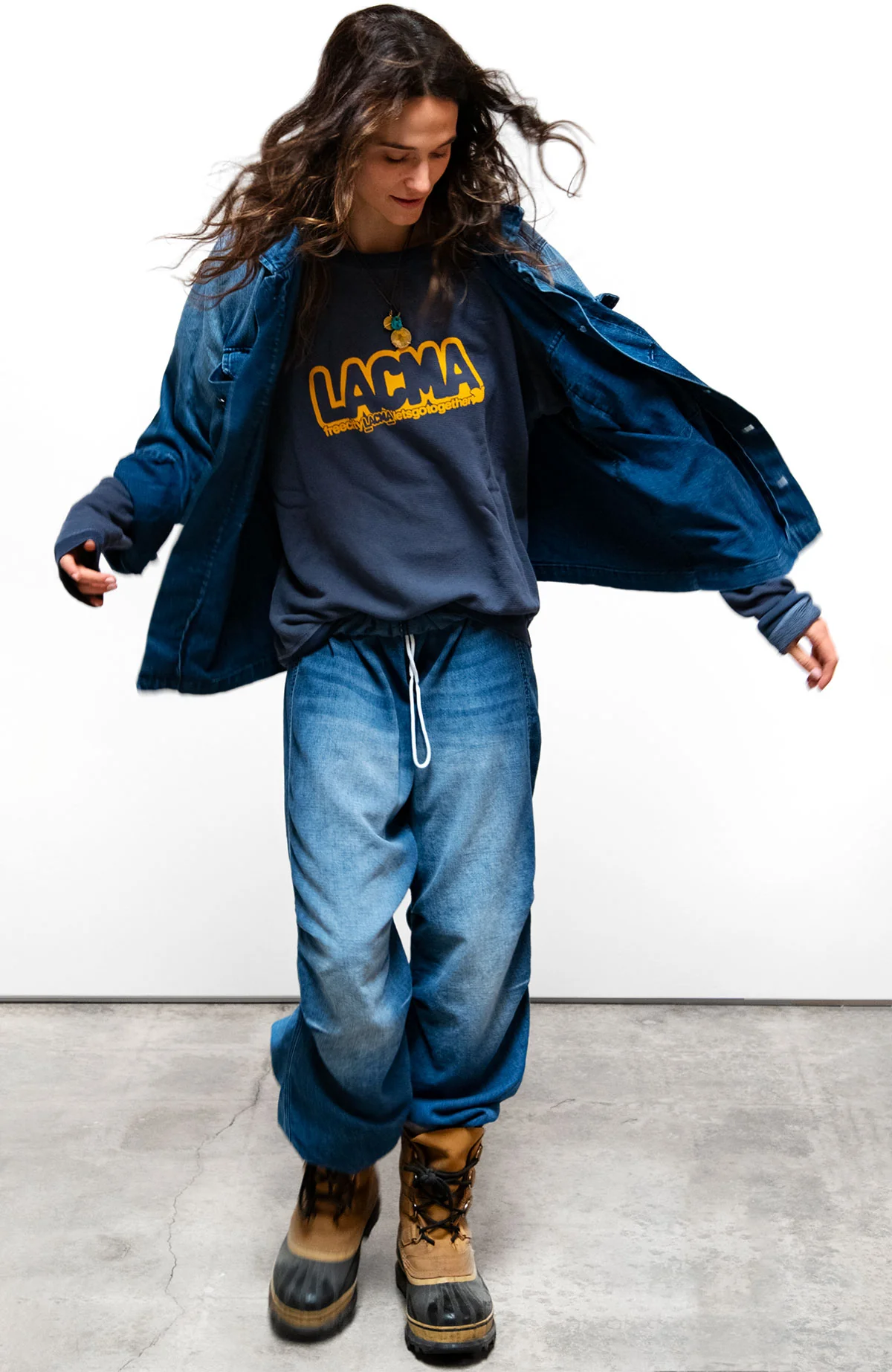 LACMA LETSGOTOGETHER FREECITY SUPERVINTAGE raglan - moonshroom pigment-smash - Image 3