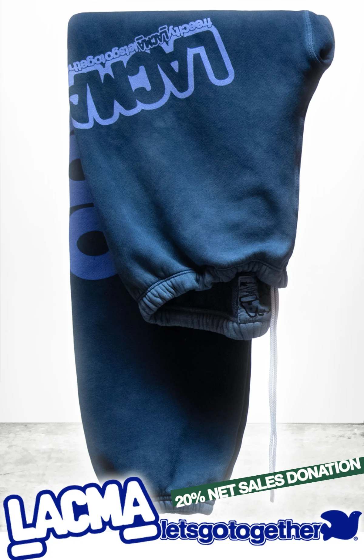 LACMA LETSGOTOGETHER FREECITY SUPERVINTAGE sweatpant - moonshroom pigment-smash