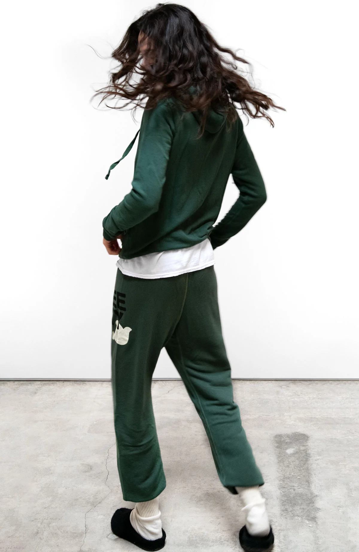 SUPERFLUFF LUX zip hoodie - bush - Image 4