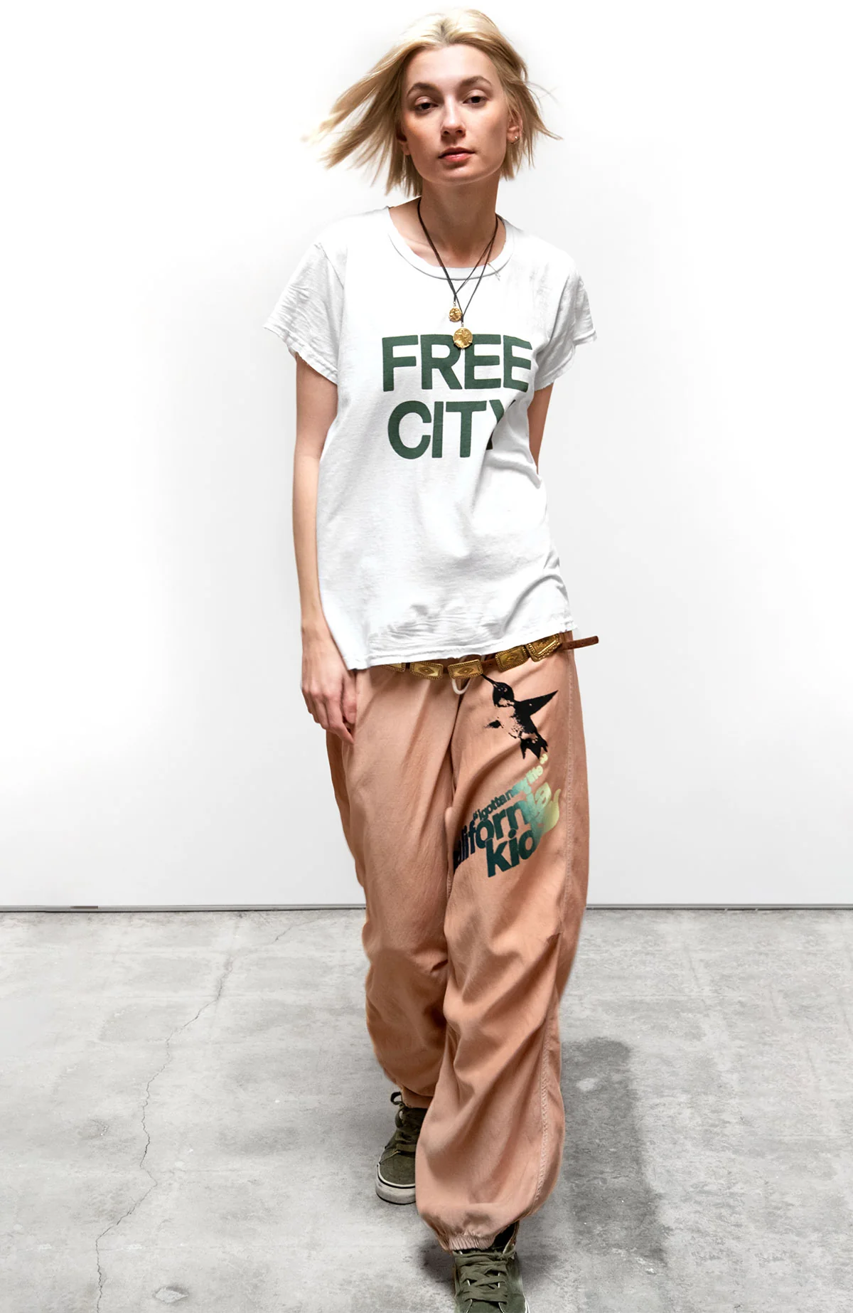 FREECITY "the doing of it is the being of it" SUPERVINTAGE shortsleeve t - laundry whites - Image 3